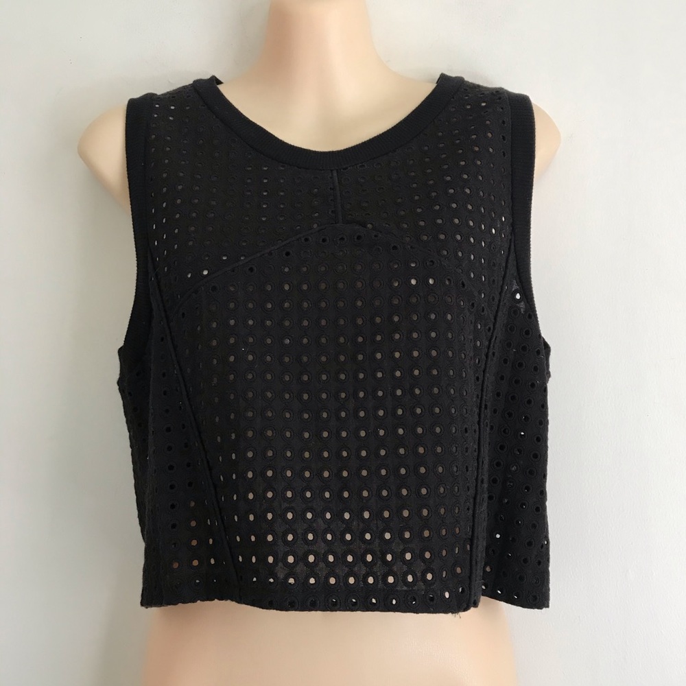 Zara eyelet top